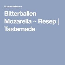 Bitterballen Mozarella Recipe Kroket Daging Sapi Masakan