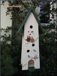 Vogelvilla Die 3 Eulen Vogelvilla Vogelhaus Selber Bauen Vogelhaus Bemalen