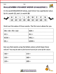 Free mental maths worksheets contains the maths questions for class 4 students.this is beneficial for the kids. Free Halloween Math Worksheets