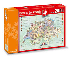 Jeder kanton hat eine eigene regierung, gesetzgebung, verfassung und gerichte. Kantone Der Schweiz Online Kaufen 200 Teile Puzzle Von Carta Media