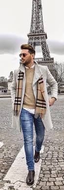 Alexsmiles1 With A Fall Business Casual Combo With A Tan Sweater White Button Up Shirt Gray Jacket Brown Winter Outfits Men Mens Winter Fashion Mens Outfits