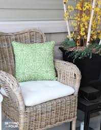 How To Make Outdoor Waterproof Cushions Diy Hack Setting For Four