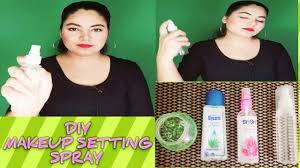 This spray's strong hold means your makeup will stay put through heat, sweat no more melting makeup! Diy Makeup Setting Spray For Oily Skin Homemade Makeup Setting Spray Youtube