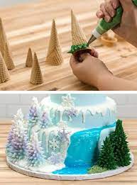 le gateau reine des neiges 50 idees originales archzine fr eiskonigin geburtstagskuchen tiefkuhltorte cupcake kuchen
