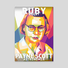 Ruby Violet Payne Scott, an art acrylic by Shecience ABL