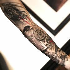 Best arm tattoos for women and men with tribals, robot, roses, words and flowers. 1001 Oberarm Und Unterarm Tattoo Ideen Vorlagen