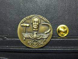 Ww2 german badges and memberpins tag: Pin Tag Der Arbeit 1934 Abzeichen 3 5 Cm Ebay