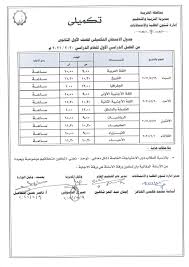 جدول امتحانات الترم الأول للصف الثالث الإعدادي 2018. Ù†Ù†Ø´Ø± Ø¬Ø¯Ø§ÙˆÙ„ Ø§Ù„Ø¥Ù…ØªØ­Ø§Ù†Ø§Øª Ø§Ù„ØªÙƒÙ…ÙŠÙ„ÙŠØ© ÙÙŠ Ù…Ø­Ø§ÙØ¸Ø© Ø§Ù„ØºØ±Ø¨ÙŠØ© Ù†ØªØ¹Ù„Ù… Ù…ØµØ±ÙŠ