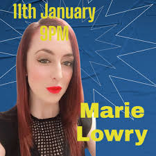 Coming up this weekend. We have a brilliant singer for your entertainment. Marie  Lowry will be our lead for the entertainment from 9pm.