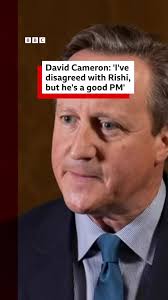 Ex-PM David Cameron says he thinks Rishi Sunak is "a good prime minister",  despite disagreeing with "some individual decisions" he has made.  #DavidCameron #RishiSunak #PrimeMinister #UKGovernment ...
