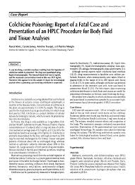 Image result for Colchicine Toxicity