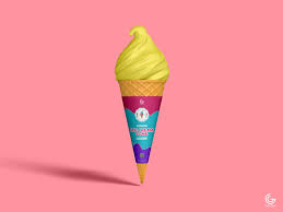 Download Free Ice Cream Cone Mockup Psd Psdkits