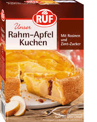 Warm oder bei zimmertemperatur servieren, mit puderzucker bestäubt und nach belieben mit einem löffel crème fraîche gekrönt. Ruf Rahm Apfelkuchen Ruf Lebensmittel