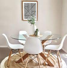 Light And Bright Modern Dining Space Apartment Dining Room Apartment Dining Dining Room Small