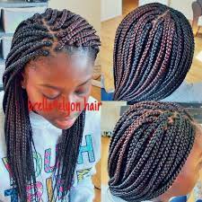 Small To Medium Size Box Braids Done With Color 33 And 1b Box Braids Hairstyles Box Braids Styling Medium Box Braids