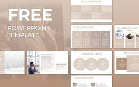 Try out a soft, organic design aesthetic. Oslo Professional Neutral Free Powerpoint Template Slides Gallery