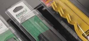 Now, sharpen the blade edges by clamping it with a blade sharpener. How To Replace Or Sharpen Lawnmower Blades With Lowe S Tools Equipment Wonderhowto
