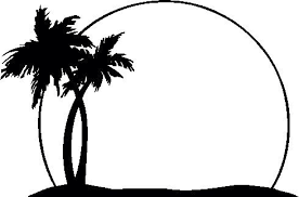 Beach Theme Black And White Beach Clipart Clip Art Palm Tree Clip Art Palm Tree Drawing Palm Tree Tattoo