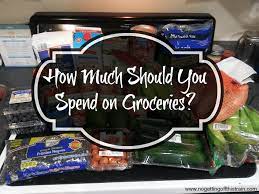 Ever wonder how much you should spend on groceries? How Much Should You Spend On Groceries No Getting Off This Train