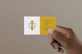 Download Free Hand Business Card Mockup Mockuptree