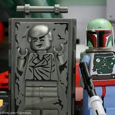 3D Printable Minifig Han Solo in Carbonite by Michael Pettingill