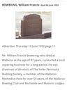 William Bowering Family History & Historical Records