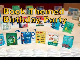 Not that i haven't seen parties and gathering with really creative decorations and ideas all using book pages but i just didn't think i could do it, until. Book Themed Birthday Party Youtube