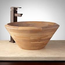 amazing teak bathroom vessel sinks, and