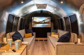This airstream remodel is beyond awesome! Loretta The Vintage Airstream Motorhome Built By Timeless Travel Trailers Airstream Motorhome Vintage Airstream Airstream Interior