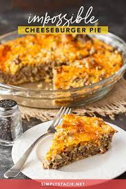 Impossible Cheeseburger Pie Recipe Recipes Cheeseburger Pie Beef Casserole Recipes