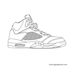 jordan shoes coloring pages shoe coloring pages coloring pages for kids and adults