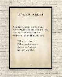 Art Print Love You Forever Book Page Art Print Wall Art Etsy Love You Forever Book Book Page Art Quotes For Book Lovers