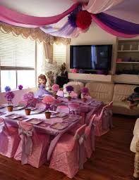 Kid Sized Tables Chairs In Orange County Kids Party Tables Sofia The First Birthday Party Princess Sofia