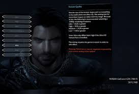Middle Earth Shadow Of Mordor Benchmarked Notebookcheck Net Reviews Shadow of mordor using either a keyboard and mouse or a gamepad.