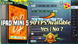 Ipad Mini 5 90 Fps Available Yes No Ipad Mini 5 90 Fps Reality Version 1 0 Youtube