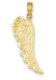Angel Wing Pendant 14k Gold Gold Angel Wings Angel Wing Pendant Angel Jewelry