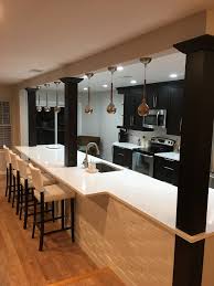Kitchen Remodel Using 3 D Tile Small Basement Kitchen Basement Kitchen Kitchen Remodel