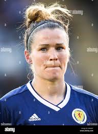 Scotland's Emma Mitchell during the Women's World Cup Qualifying match at  St Mirren Park, Paisley Stock Photo