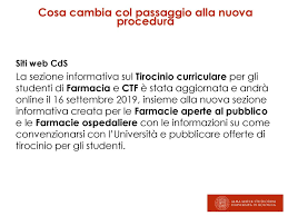 Ordine Farmacisti Bologna Nuova Procedura Online Tirocinio Curriculare Ppt Scaricare
