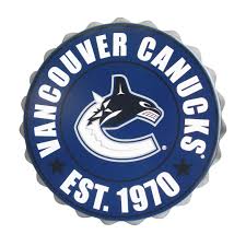 Don't forget to add a poster frame for the perfect finishing touch! Forever Collectibles Vancouver Canucks Bottle Cap Wall Logo Walmart Canada