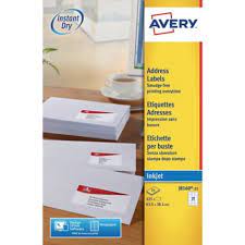 With a fast turnaround, cost effective pricing structure and an online designer, it's super easy. Avery J8160 25 Labels 63 5 X 38 1 Mm 21 Labels Per Sheet 525 Labels Per Pack
