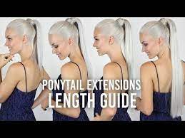 Ponytail Hair Extensions Length Guide Zala Hair Extensions Youtube Ponytail Hair Extensions Ponytail Extension Ponytail Hairstyles