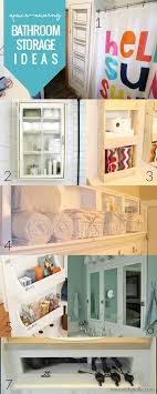 Wooden crates and mason jars make wonderful storage solutions. Remodelaholic Planning Built In Bathroom Storage For A Small Bathroom