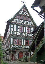 buechnersches hinterhaus a beautifully half timbered house dating back to 1596 in meiningen germany fachwerkhauser deutsche hauser schone gebaude