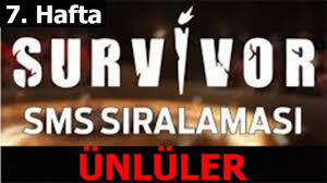 Gelinecek yarışmacının belirlenmesinde acunn.com oy sıralaması büyük önem taşıyor. Survivor 2021 7 Hafta Unluler Sms Siralamasi Youtube