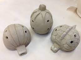 Ceramic Ocarina Turtle Tomato And Onion Clay Pottery Ceramic Clay Ceramics