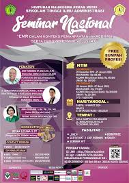 Perekam medis mampu mengelola rekam medis dan informasi kesehatan untuk memenuhi kebutuhan pelayanan medis, administrasi dan kak mau tanya, kuliah di daerah malang (negeri) yang ada jurusan rekam medis dimana? Himaris Stia Malang Inicio Facebook
