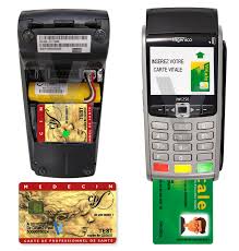 Terminal de paiement portable destiné à la lecture des cartes bancaire et cartes vitale. Les Particularites Des Lecteurs De Carte Vitale Carte Bancaire Vtpe