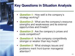Discover the benefits of situation analysis for business success. Ppt Key Questions In Situation Analysis Powerpoint Presentation Free Download Id 734035