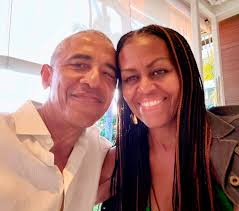 Barack Obama and Michelle Obama 🥰🖤